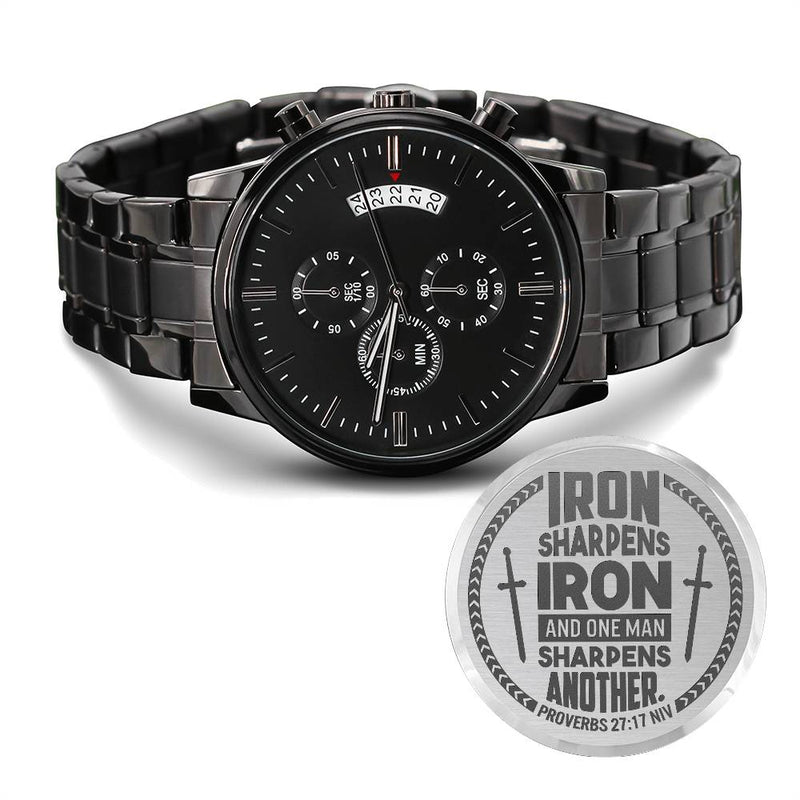 Iron Sharpens Iron Men's Watch